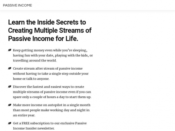 passiveincome.com