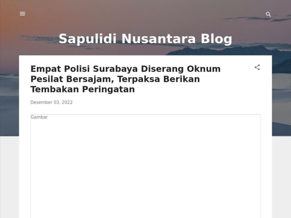 sapulidinusantarablog.blogspot.com